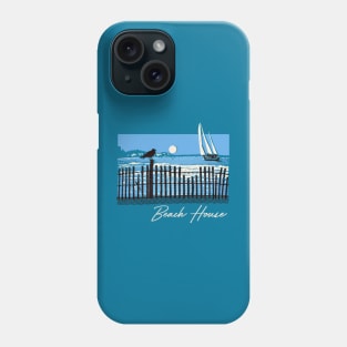 Beach House  / Faded Style Original Retro Design Phone Case
