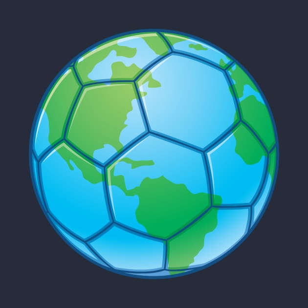 Planet Earth World Cup Soccer Ball by fizzgig