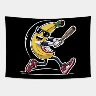 Dominican Republic Baseball Platano Power Flag Tapestry