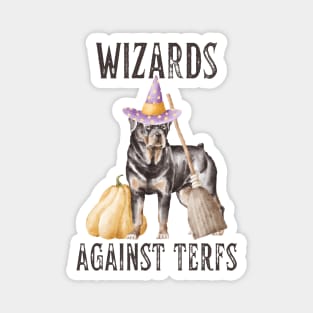 Wizards Against TERFs Rottweiler Dog Magnet