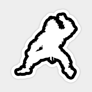 Bigfoot Karate Material Arts Magnet