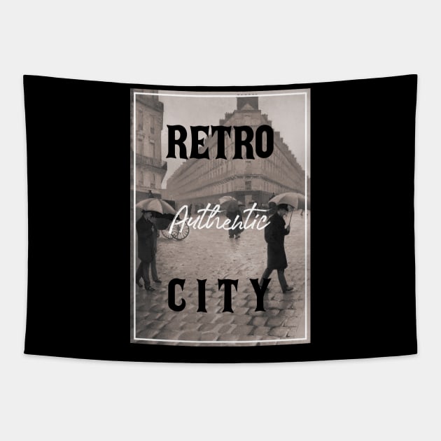 Authentic retro city Tapestry by PallKris