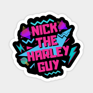 Nick The Harley Guy Colorful Logo Magnet