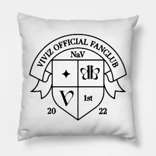 VIVZ official fanclub badge (Black) Pillow