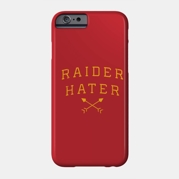 Raider Hater Kansas City Chiefs Phone Case Teepublic