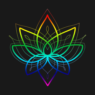 Rainbow lotus T-Shirt