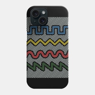 Synthesizer Waveforms for Synth lover Phone Case