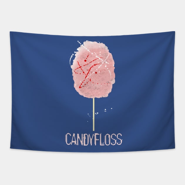 Candyfloss Tapestry by Scratch