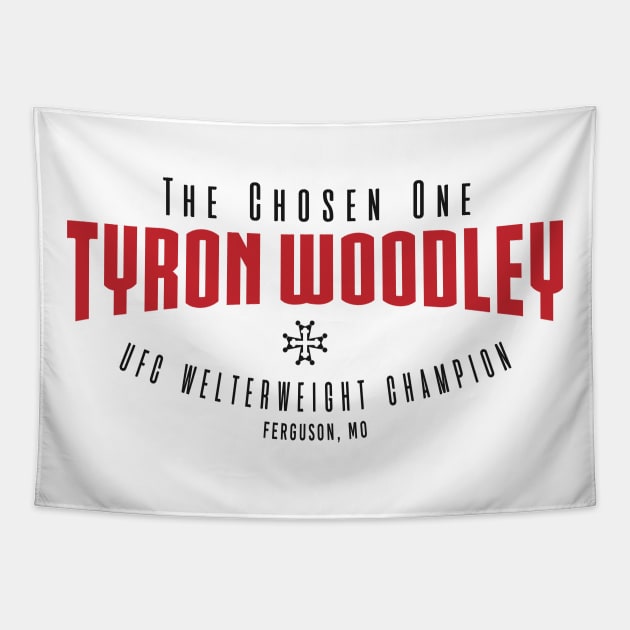 Tyron Woodley The Chosen One Tapestry by cagerepubliq