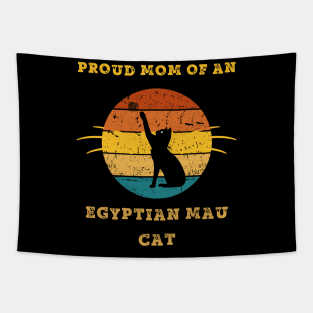 egyptian mau cat mom Tapestry