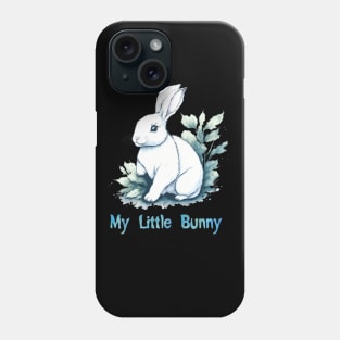 Cute white bunny Phone Case