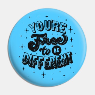 Be Different Pin