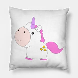 Unicorn, unicorn, rainbow, picture for kids room Pillow