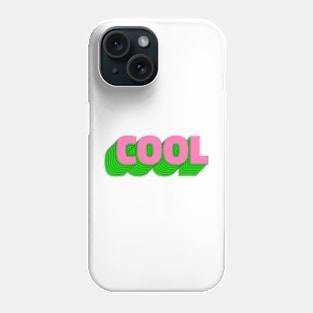 Cool Retro  Typography - Cool Phone Case