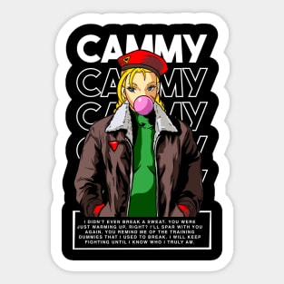 Cammy street fighter alpha/ zero 3 Sticker by watolo