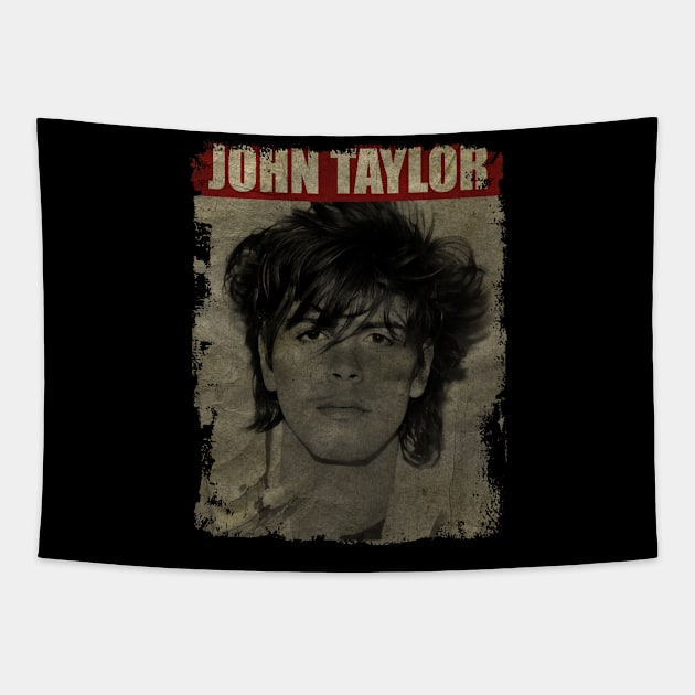 TEXTURE ART-John Taylor - RETRO STYLE Tapestry by ZiziVintage