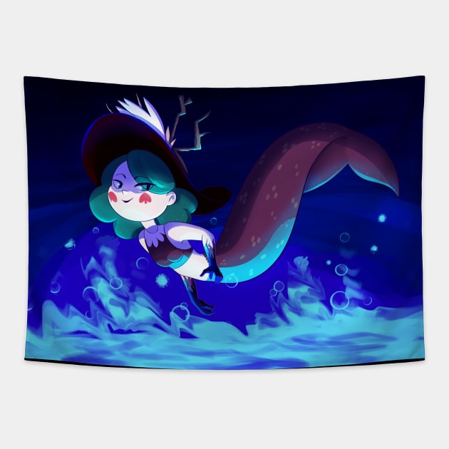 Eclipsa Mermaid Tapestry by MahiStuff