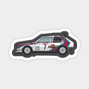 Lancia Delta S2 Rally Martini Racing Magnet