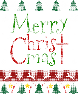 Merry Christmas Jesus Christ Cross Magnet