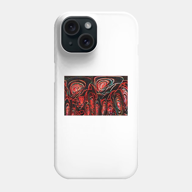 Neon Roses Phone Case by bywhacky