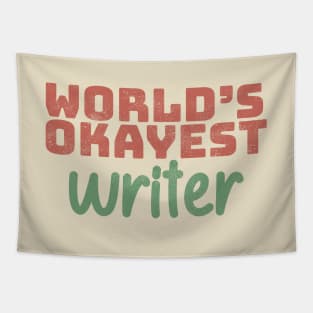 World's Okayest Writer Tapestry