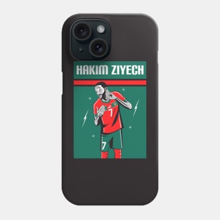 Ziyech MOR 22 Football Celebration Phone Case