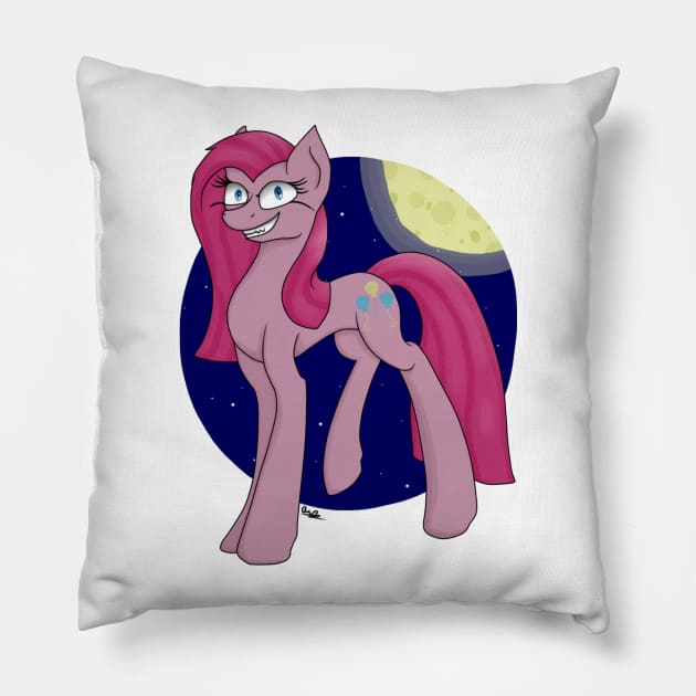 Pinkamena Diane Pie Pillow by AthenatheWitch