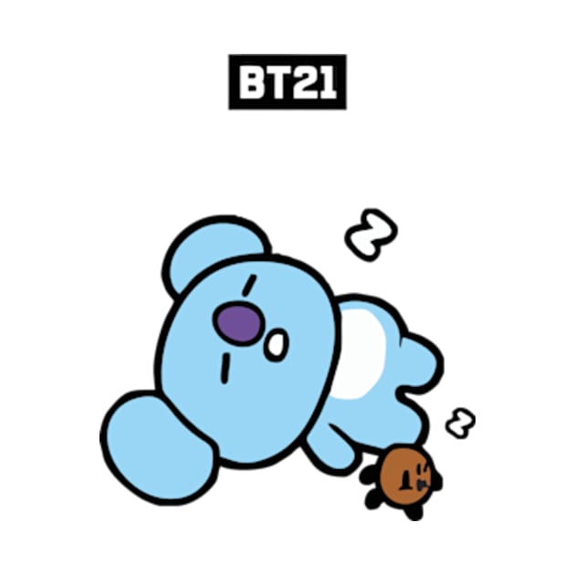 bt21 bts exclusive design 43 by Typography Dose