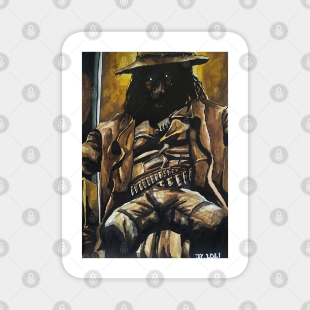 Preacher "Now To Rest" Saint Of Killers portrait (original) Magnet by StagArtStudios