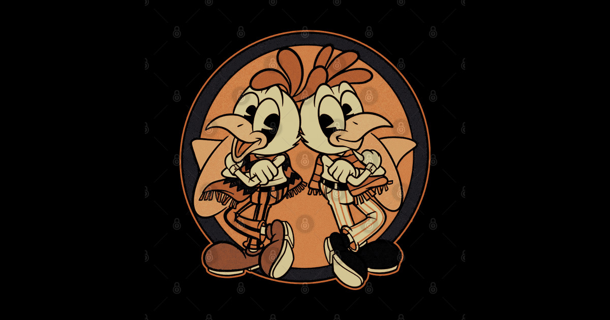 Women Men Los Pollos Animations Characters - Hermanos - Sticker | TeePublic