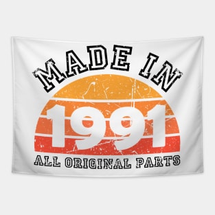 Made 1991 Original Parts 30th Birthday Tapestry