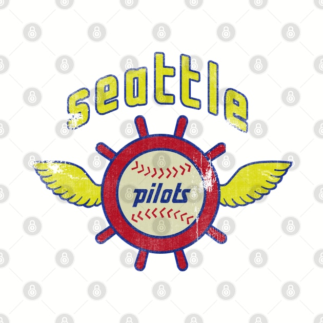 SEATTLE PILOTS BASEBALL VINTAGE by totalty-80s