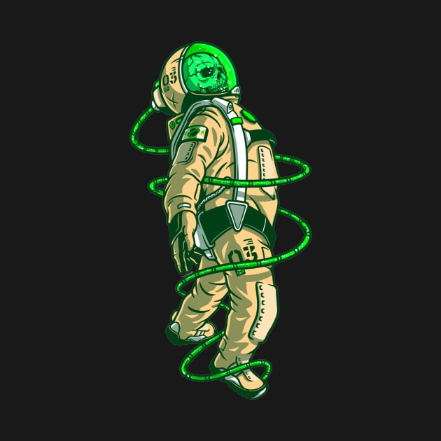 Skeleton Astronaut by Mooxy