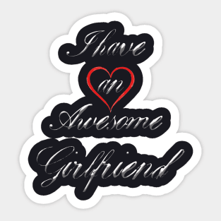 Cute I Love My Awesome Girlfriend Boyfriends | Leggings