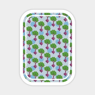 Beetroot pattern Magnet