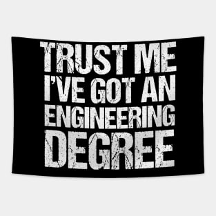 Funny Engineer Graduate Tapestry