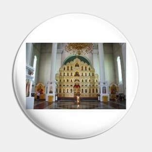 Iconostasis. Vladivostok Cathedral. Russia 2011 Pin