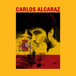 Alcaraz Engraved Spain Flag T-Shirt