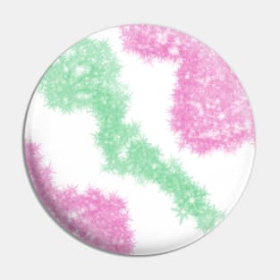 Pink green glitter sparkle art design Pin