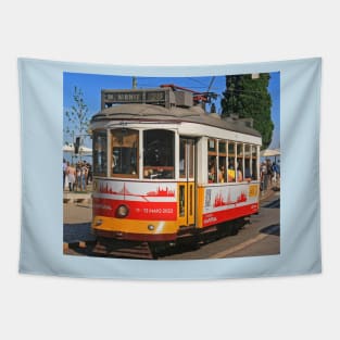 Lisbon Tram, Portugal, May 2022 Tapestry