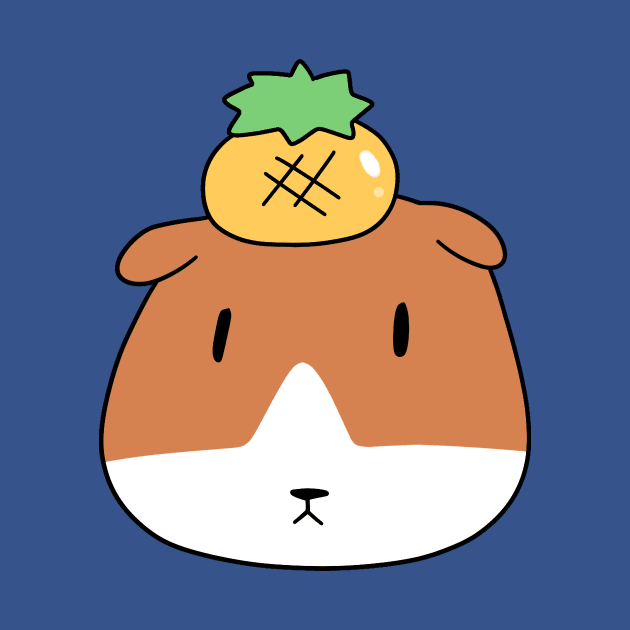 Pineapple Guinea Pig Face by saradaboru