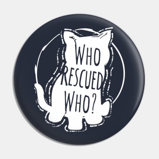 Rescued Pets (Cat) Pin