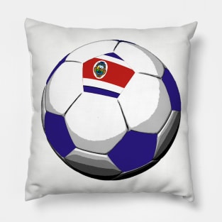 Costa Rica Soccer Pillow