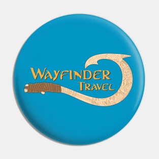 Wayfinder Travel Logo Pin