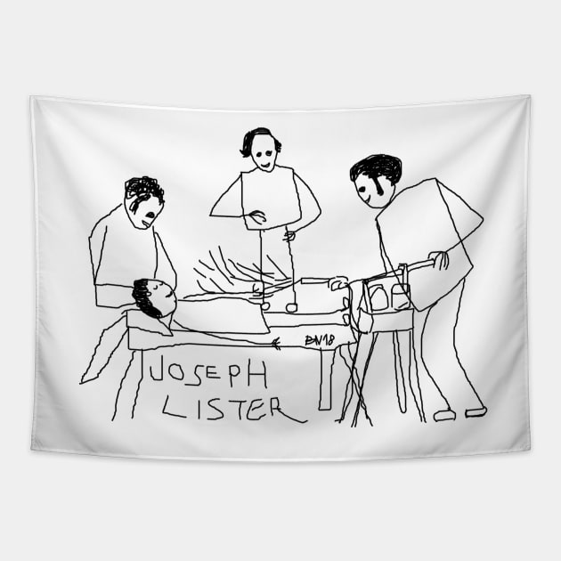 Joseph Lister by BN18 Tapestry by JD by BN18 