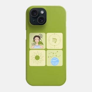 Virgo Zodiac Sign Pattern Phone Case