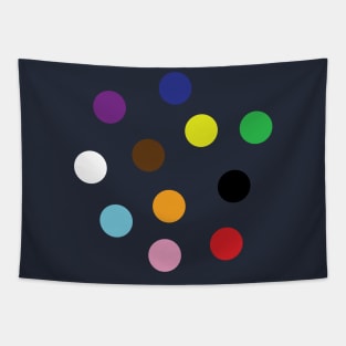 Rainbow dots Tapestry