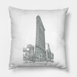 Flatiron building Pillow