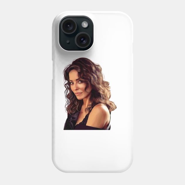 Emmanuelle Vaugier Phone Case by micheleamadesi