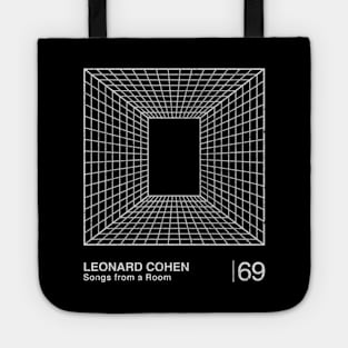 Leonard Cohen / Minimalist Graphic Design Fan Artwork Tote